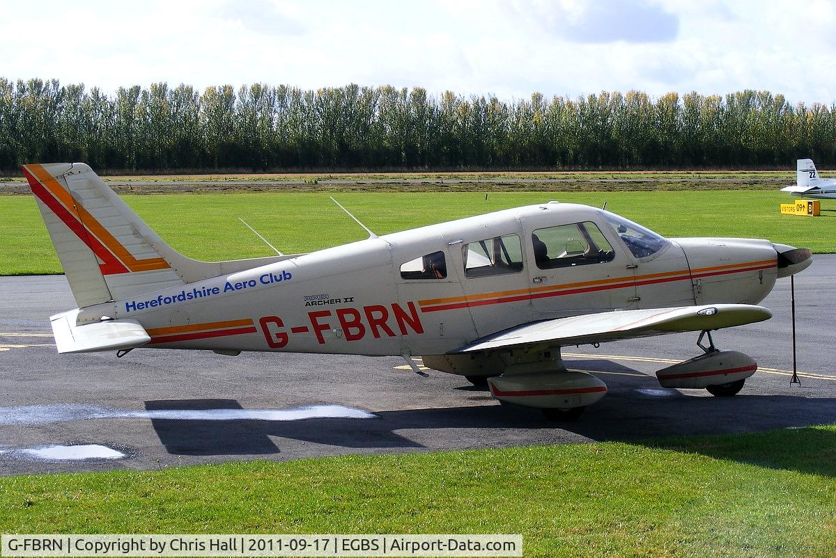 G-FBRN, 1982 Piper PA-28-181 Cherokee Archer II C/N 28-8290166, Herefordshire Aero Club