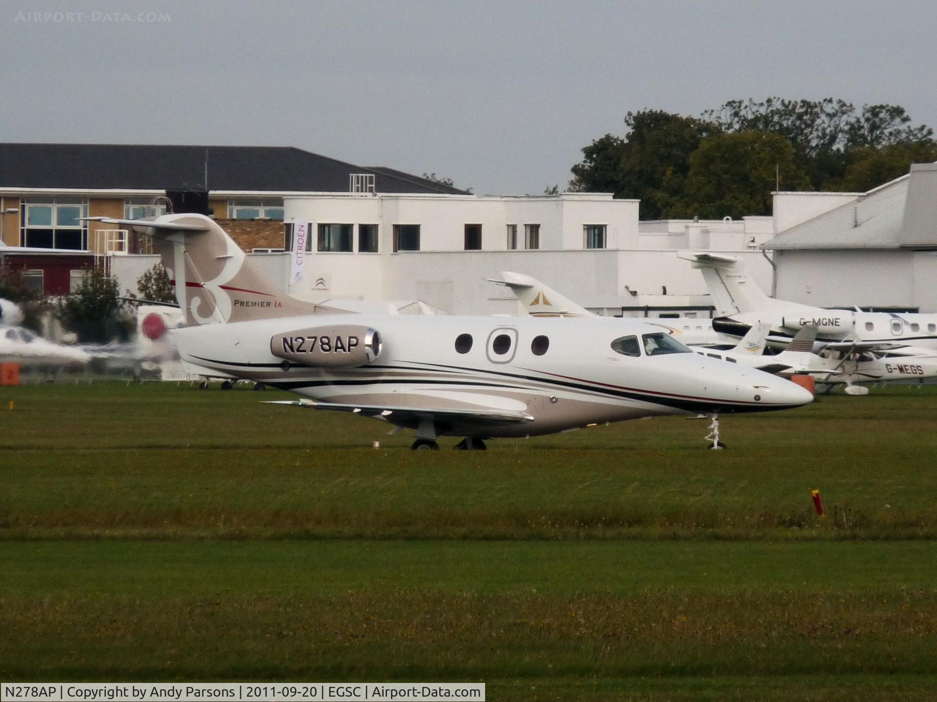 N278AP, 2010 Hawker Beechcraft 390 Premier 1 C/N RB-278, Visiting the 2011 BGAD at Cambridge