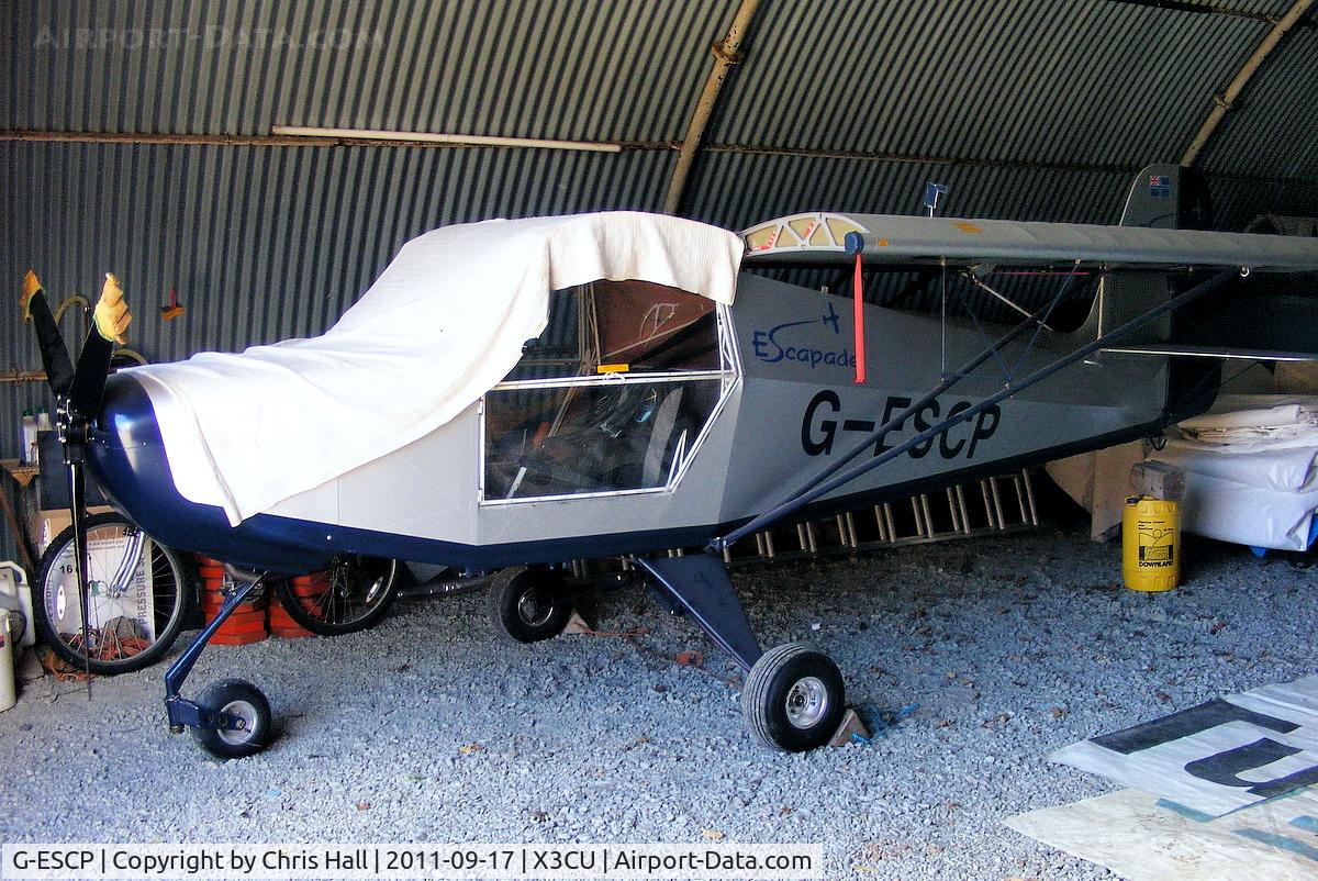 G-ESCP, 2004 Escapade Jabiru(1) C/N BMAA/HB/313, based at Milson Airstrip, Little Down Farm, Worcestershire