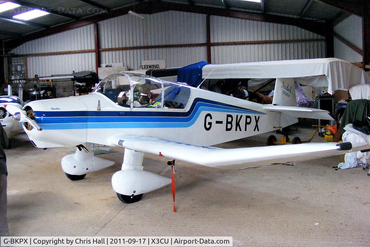 G-BKPX, 1963 Jodel (Wassmer) D-120A Paris-Nice C/N 240, based at Milson Airstrip, Little Down Farm, Worcestershire