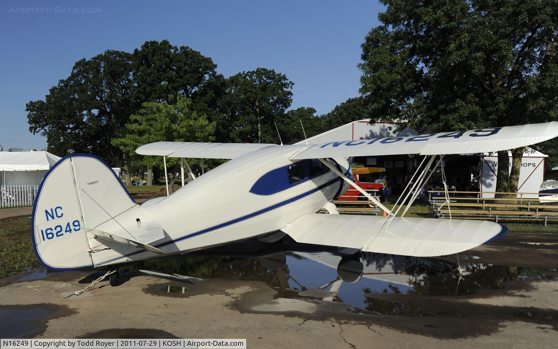 N16249, 1936 Waco YKS-6 C/N 4466, AIRVENTURE 2011