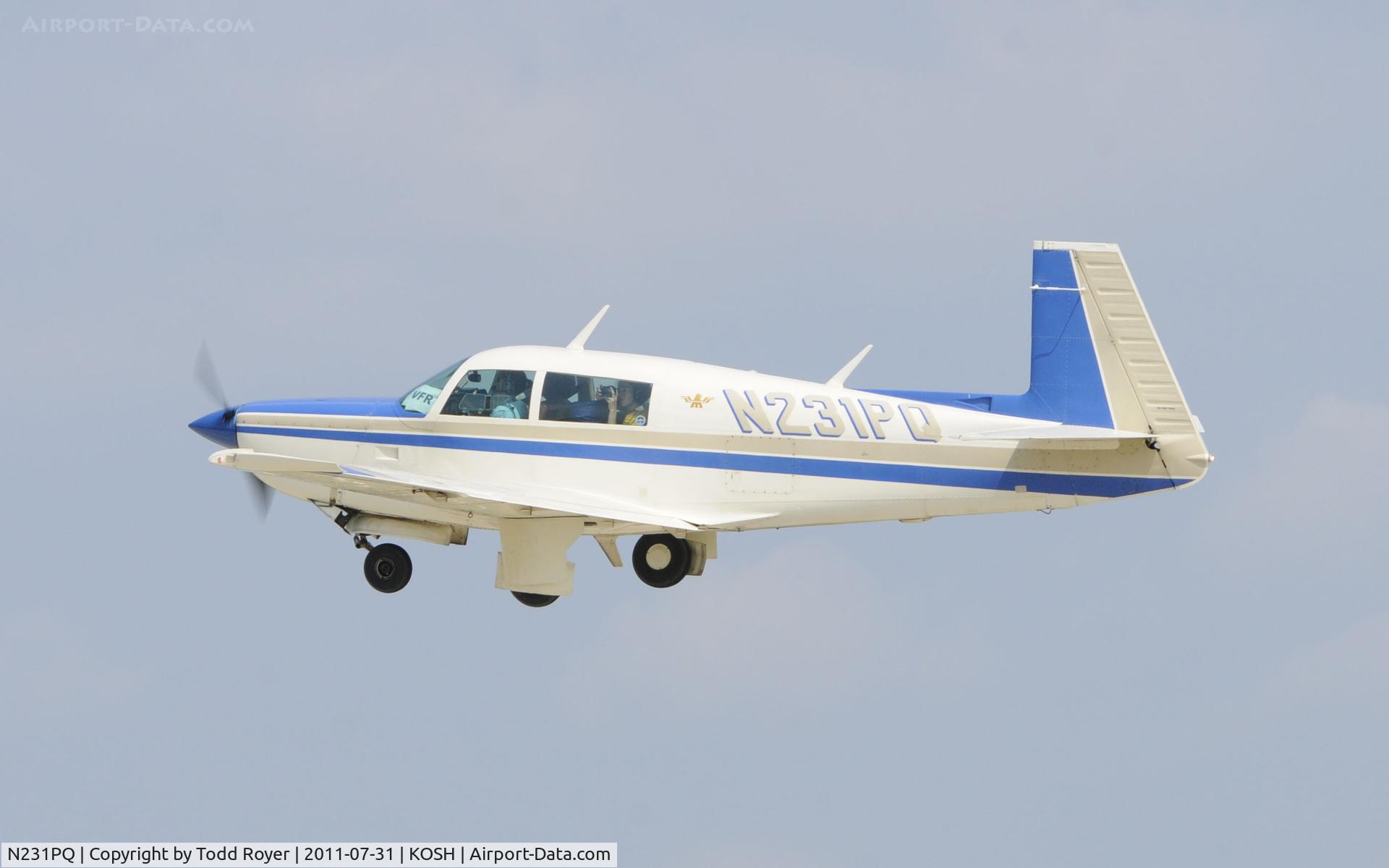 N231PQ, 1980 Mooney M20K C/N 25-0343, AIRVENTURE 2011