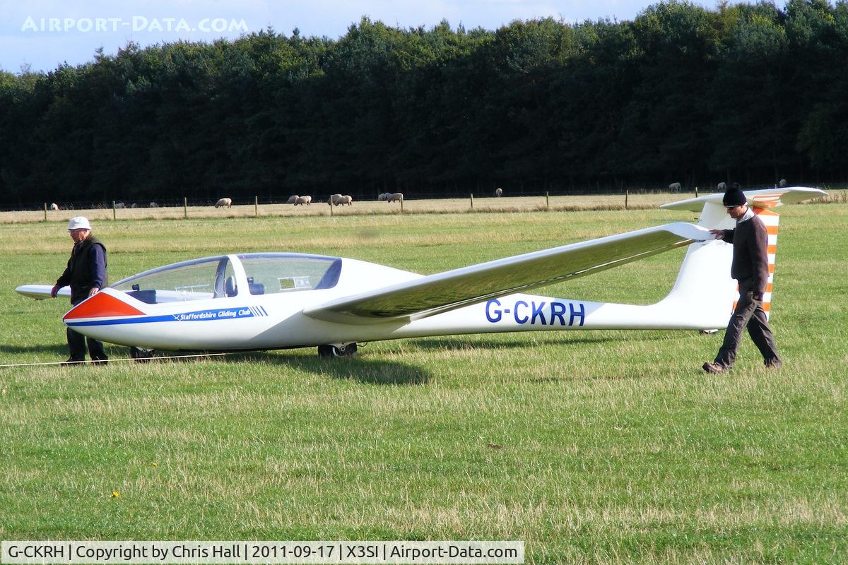 G-CKRH, 1981 Grob G-103 Twin Astir II C/N 3596, Staffordshire Gliding Club, Seighford Airfield
