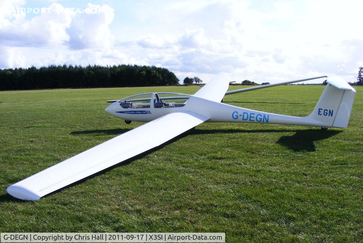 G-DEGN, 1980 Grob G-103 Twin Astir II C/N 3542, Staffordshire Gliding Club, Seighford Airfield