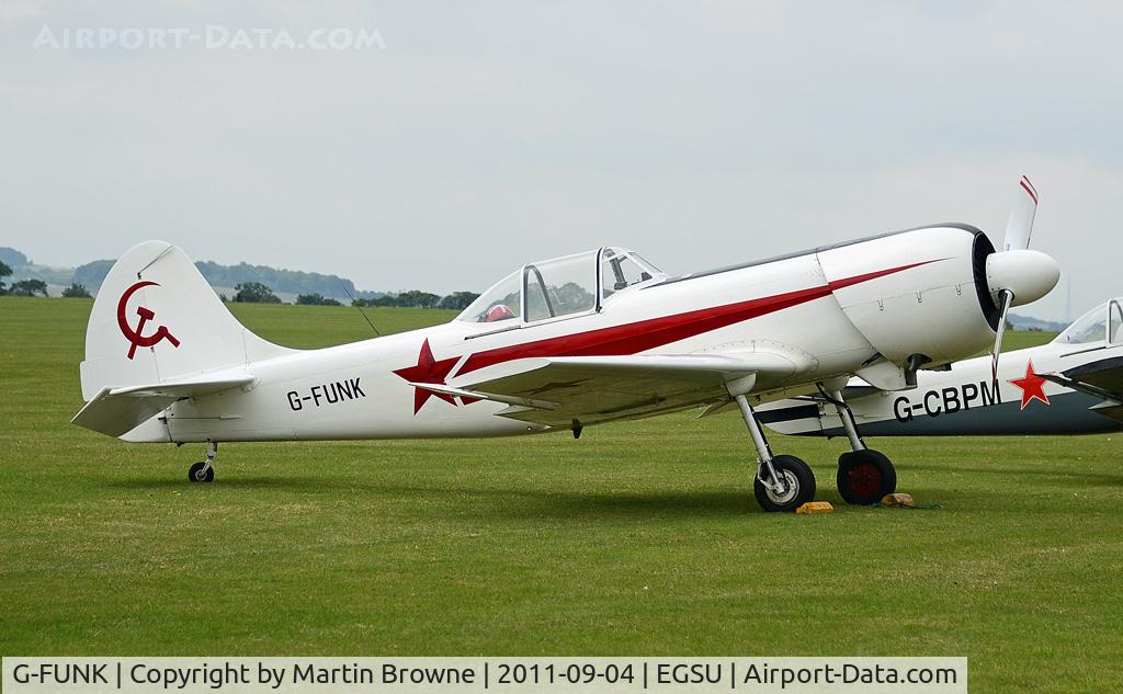 G-FUNK, 1985 Yakovlev Yak-50 C/N 852908, shot at Duxford
