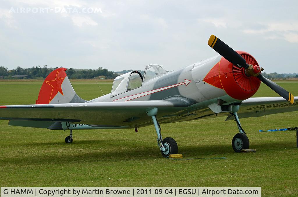 G-HAMM, 1983 Yakovlev Yak-50 C/N 832409, SHOT AT DUXFORD