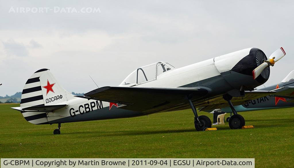 G-CBPM, 1981 Yakovlev Yak-50 C/N 812101, SHOT AT DUXFORD