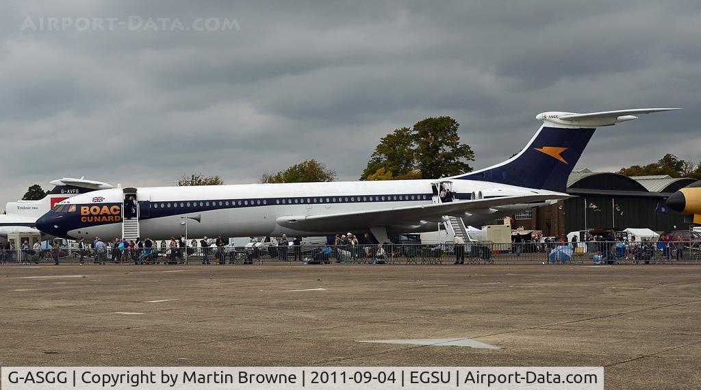 G-ASGG, 1965 BAC Super VC10 Srs 1151 C/N 857, SHOT AT DUXFORD