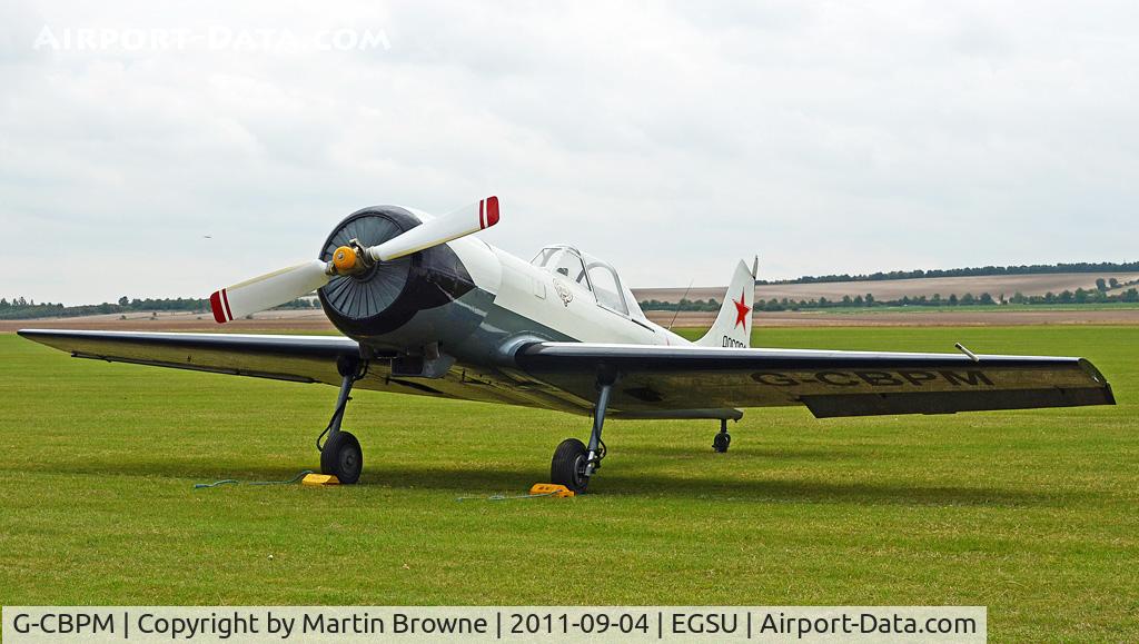 G-CBPM, 1981 Yakovlev Yak-50 C/N 812101, SHOT AT DUXFORD