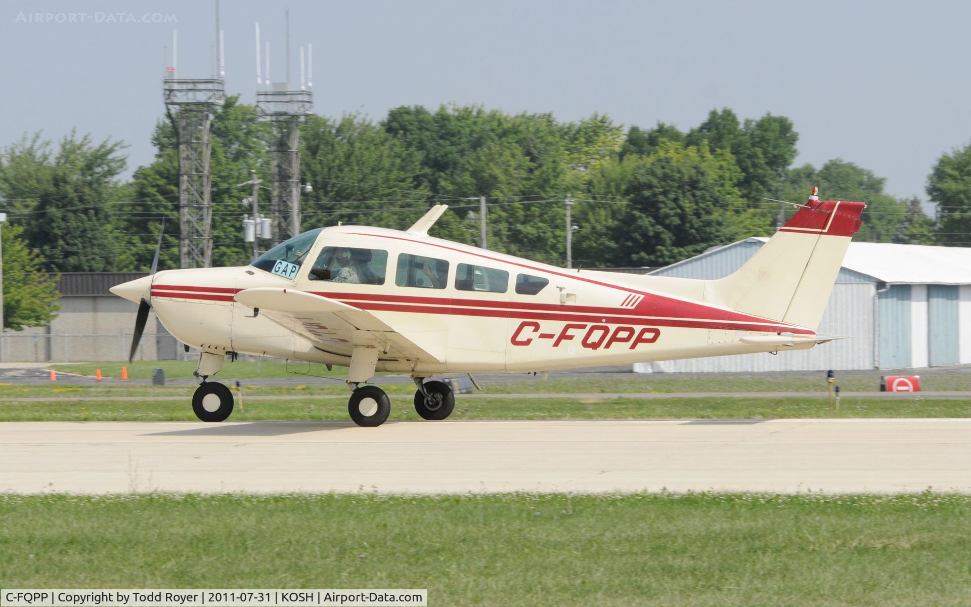 C-FQPP, 1971 Beech C23 Sundowner 180 Sundowner 180 C/N M-1316, AIRVENTURE 2011