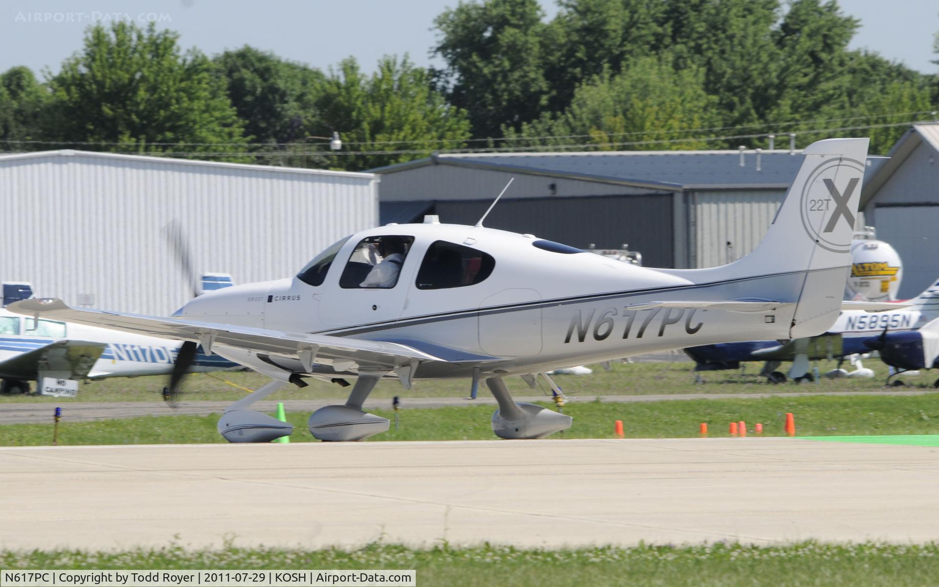 N617PC, 2011 Cirrus SR22T C/N 0158, AIRVENTURE 2011