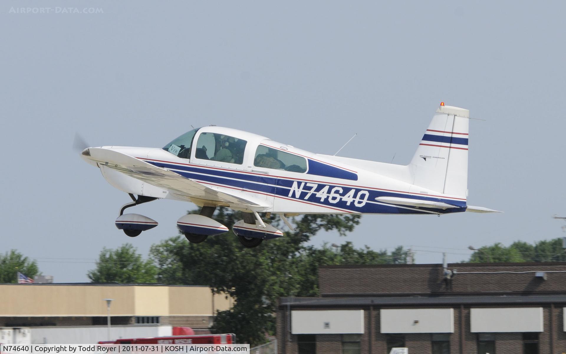 N74640, 1976 Grumman American AA-5B Tiger C/N AA5B0309, AIRVENTURE 2011