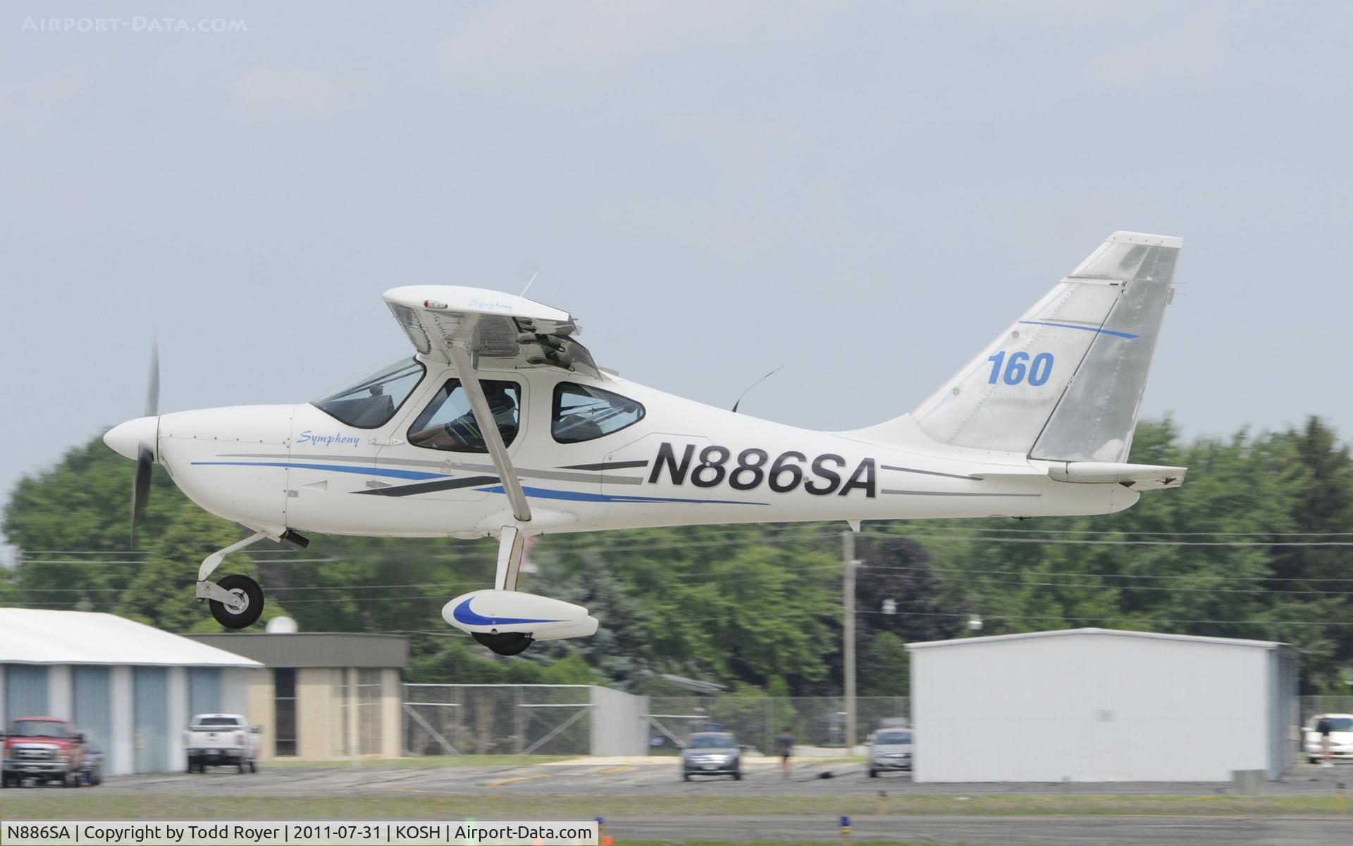 N886SA, 2000 OMF 100-160 Symphony C/N 0004, AIRVENTURE 2011