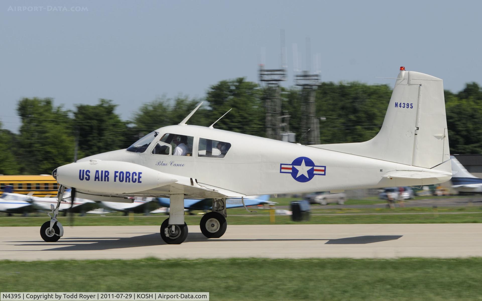 N4395, 1958 Cessna U-3A Blue Canoe (310A) C/N 38114, AIRVENTURE 2011