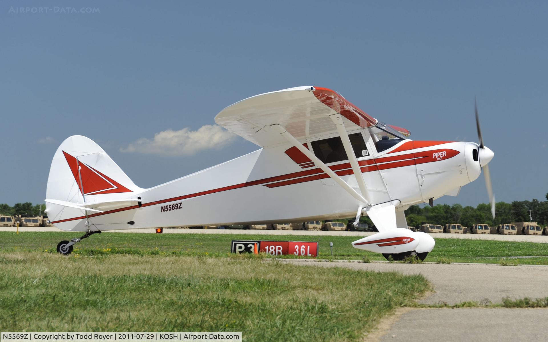 N5569Z, 1962 Piper PA-22-108 Colt C/N 22-9273, AIRVENTURE 2011