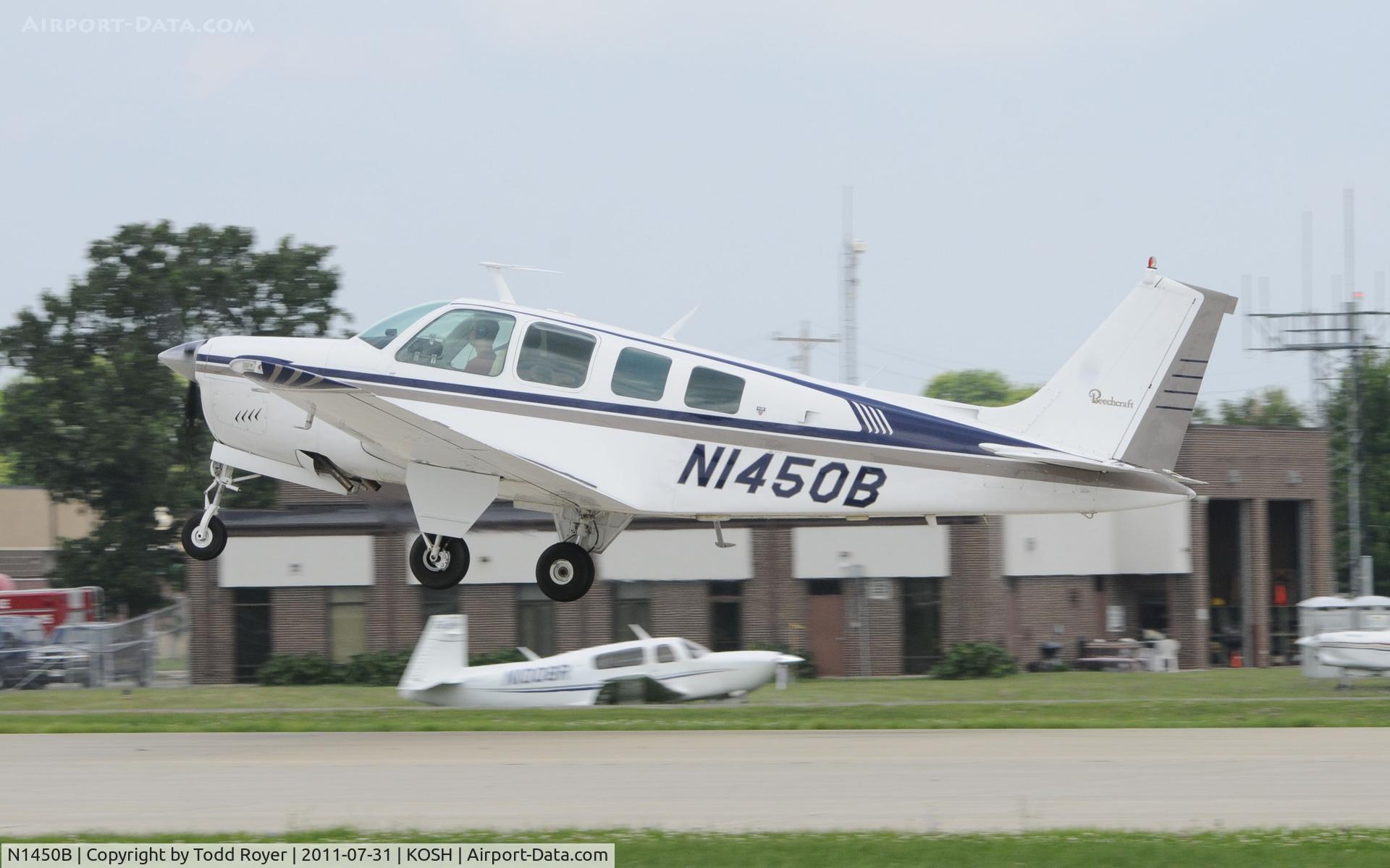 N1450B, 1977 Beech A36 Bonanza 36 C/N E-989, AIRVENTURE 2011