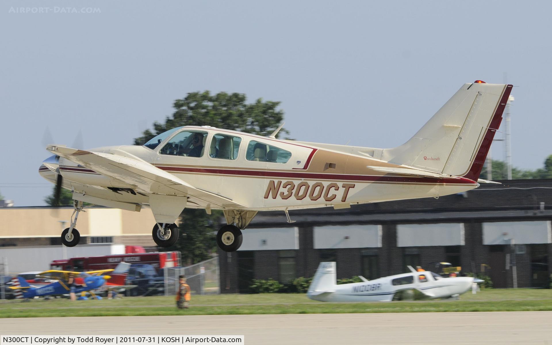 N300CT, 1981 Beech E-55 Baron C/N TE-1186, AIRVENTURE 2011