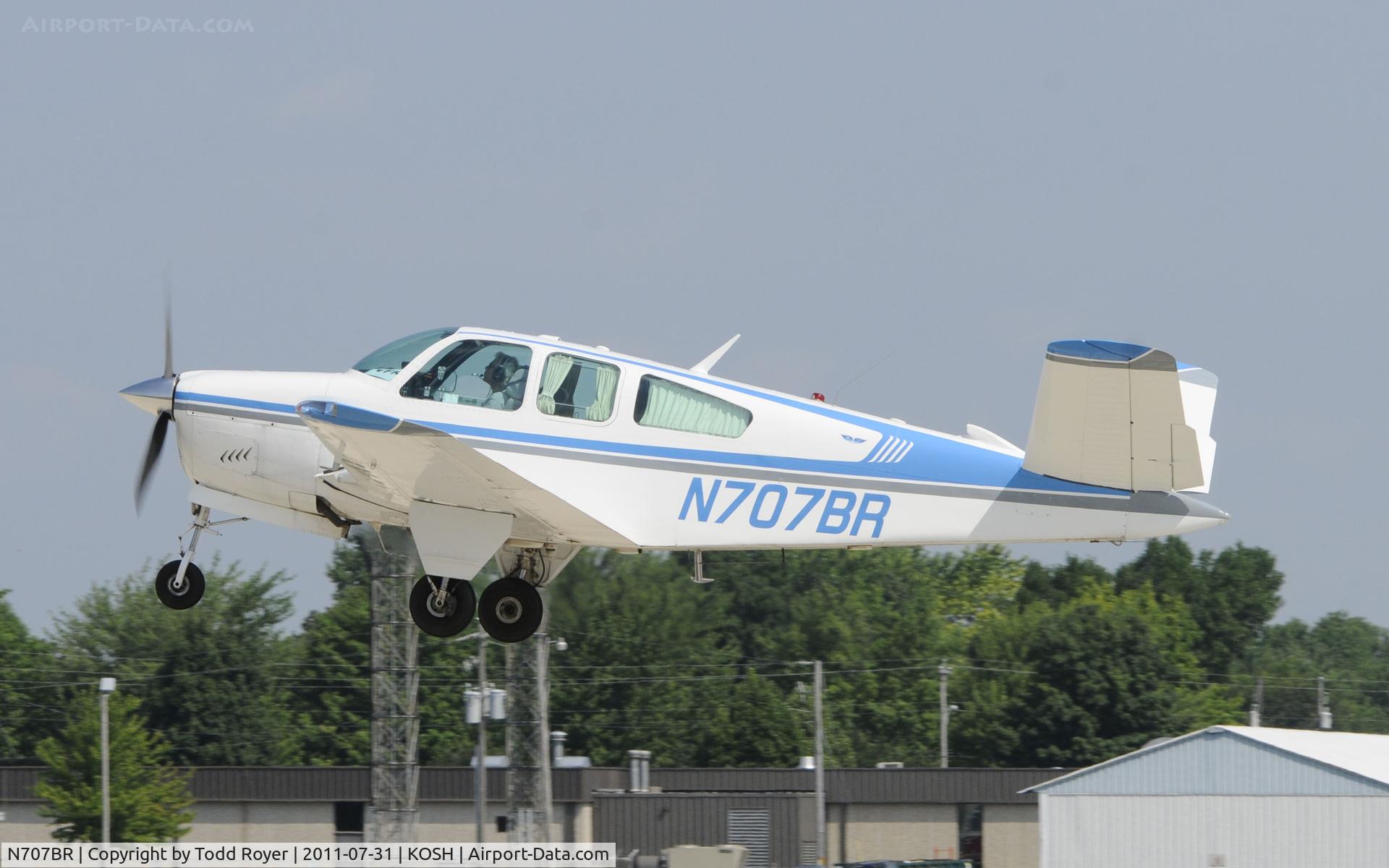 N707BR, 1966 Beech V35 Bonanza C/N D-8312, AIRVENTURE 2011