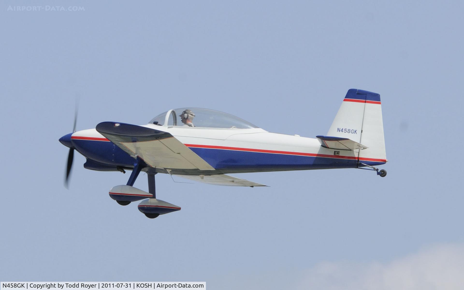 N458GK, 2008 Vans RV-8 C/N 81557, AIRVENTURE 2011