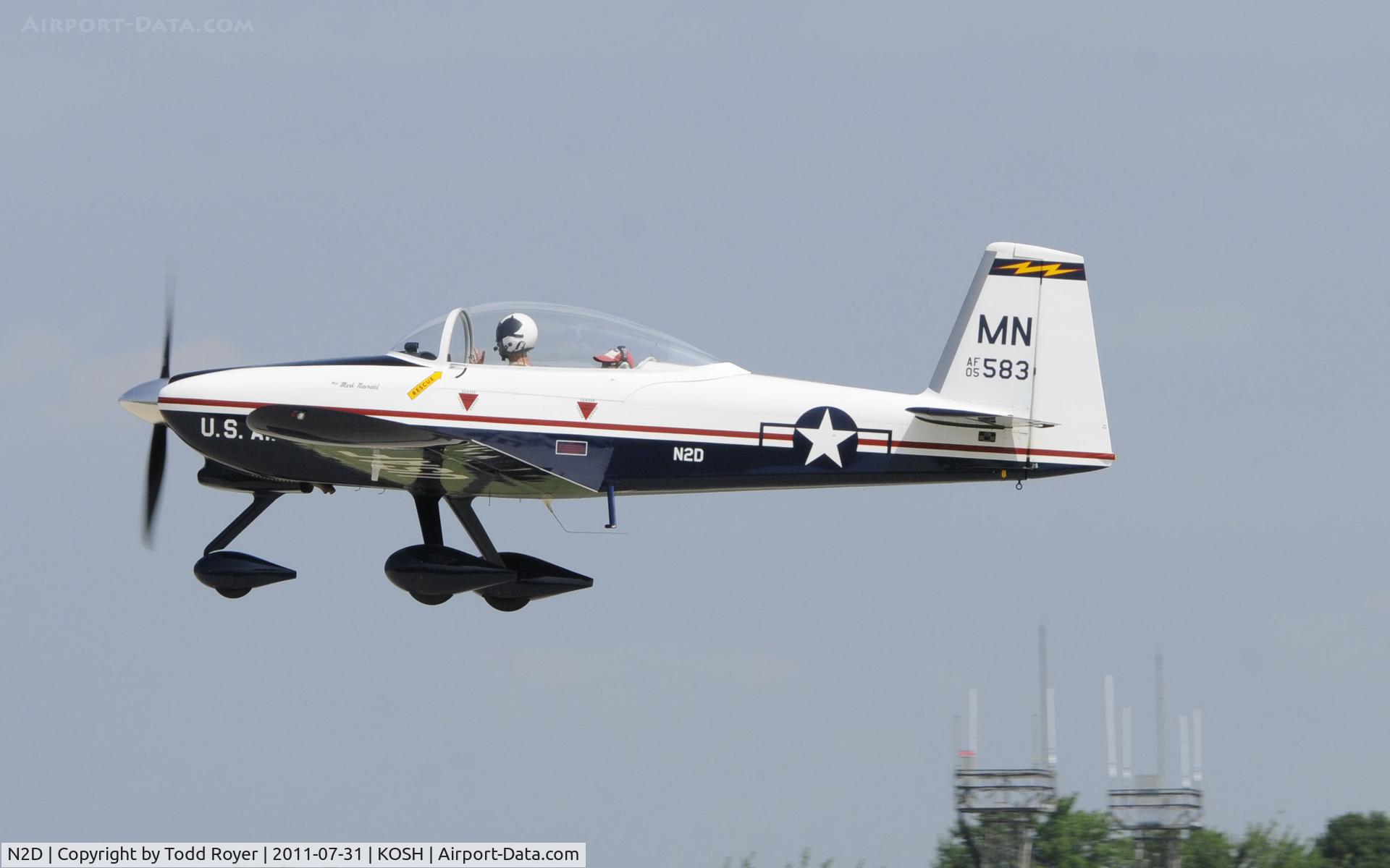 N2D, 2005 Vans RV-8A C/N 80583, AIRVENTURE 2011
