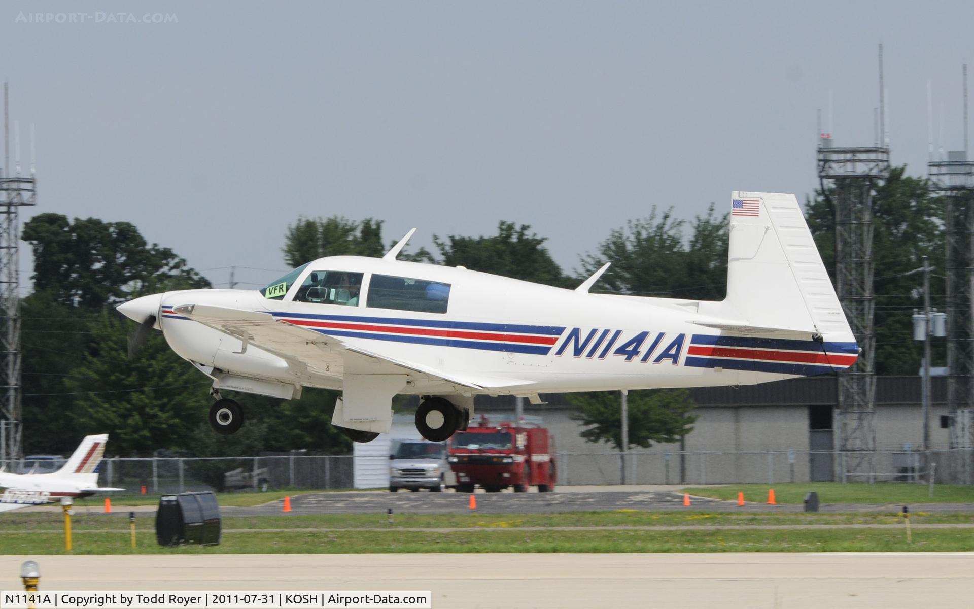 N1141A, 1981 Mooney M20J 201 C/N 24-1164, AIRVENTURE 2011