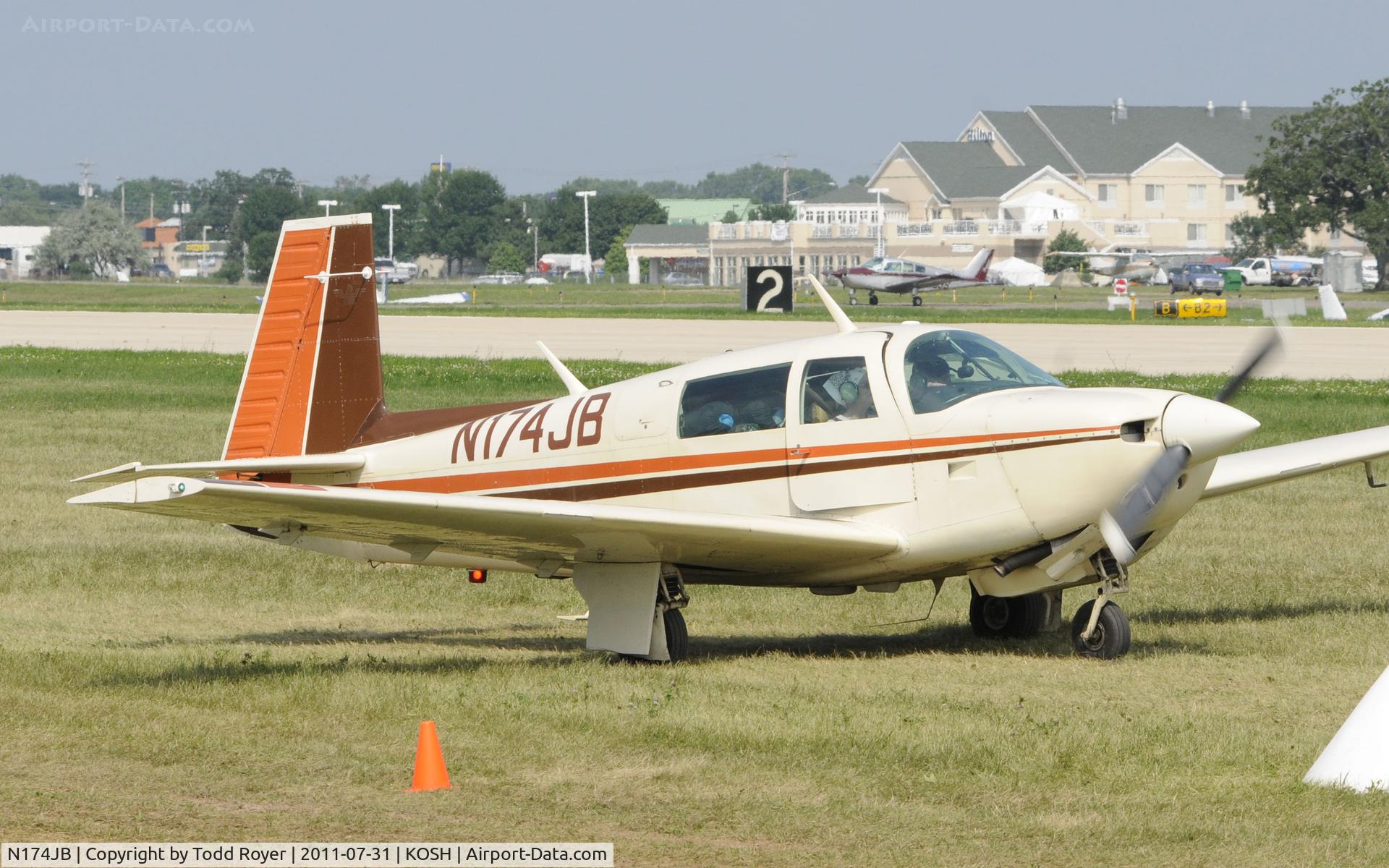 N174JB, 1980 Mooney M20J 201 C/N 24-0954, AIRVENTURE 2011