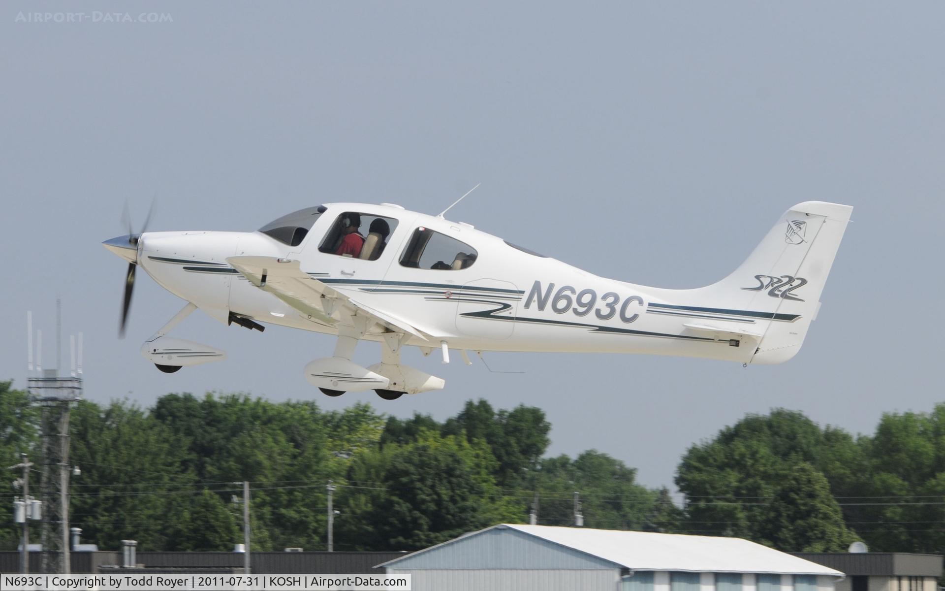 N693C, 2002 Cirrus SR22 C/N 0438, AIRVENTURE 2011