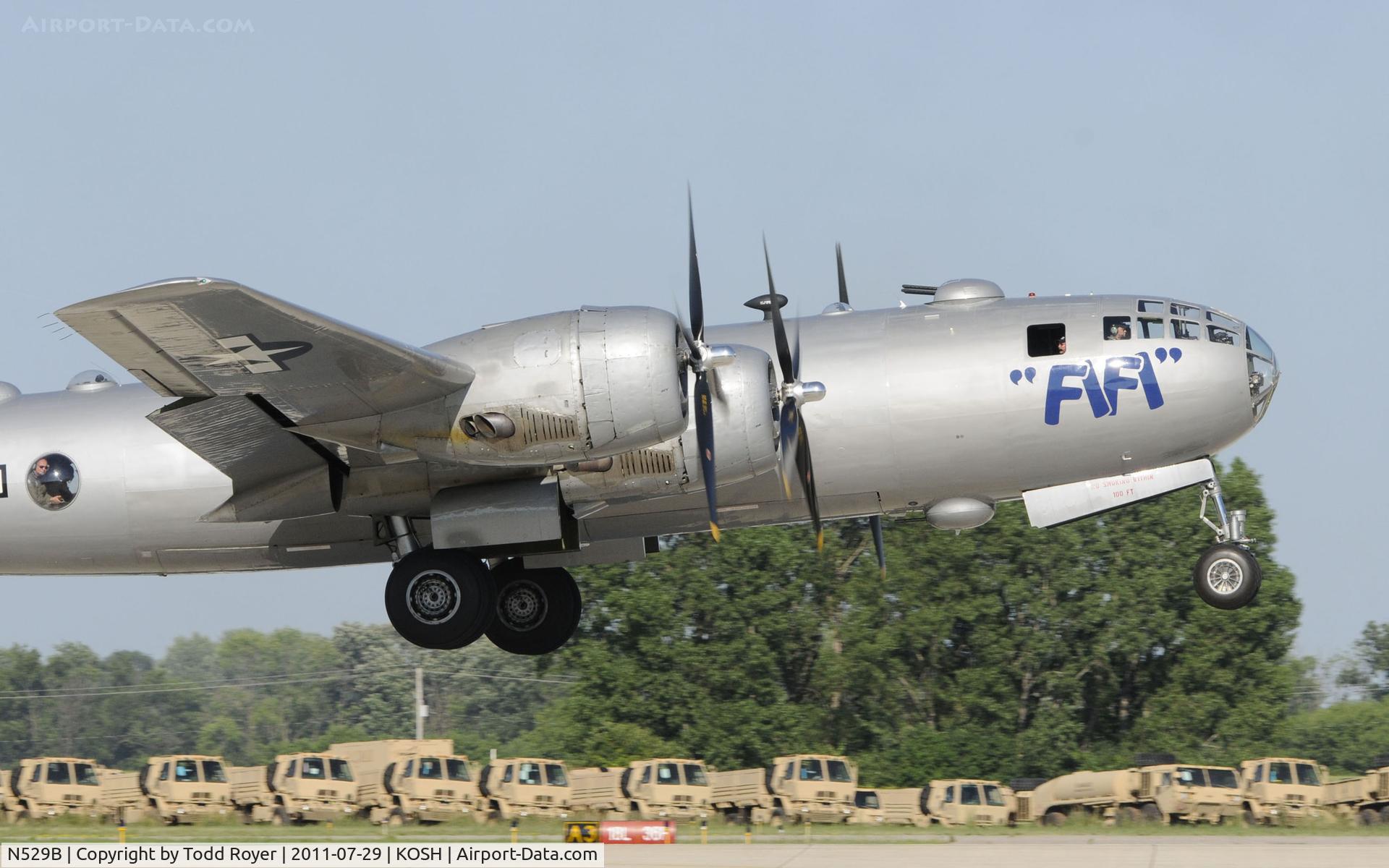 N529B, 1944 Boeing B-29A-60-BN Superfortress C/N 11547, AIRVENTURE 2011