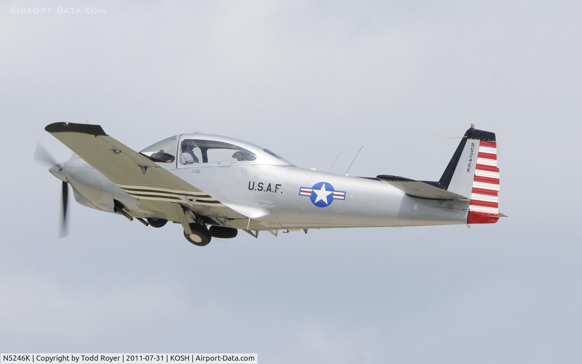 N5246K, 1950 Ryan Navion B C/N NAV-4-2146B, AIRVENTURE 2011