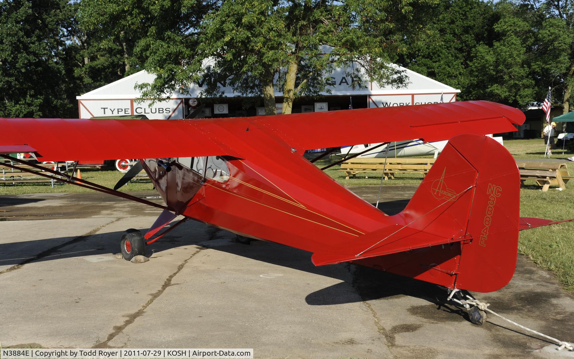 N3884E, 1947 Aeronca 11AC Chief C/N 11AC-S-78, AIRVENTURE 2011