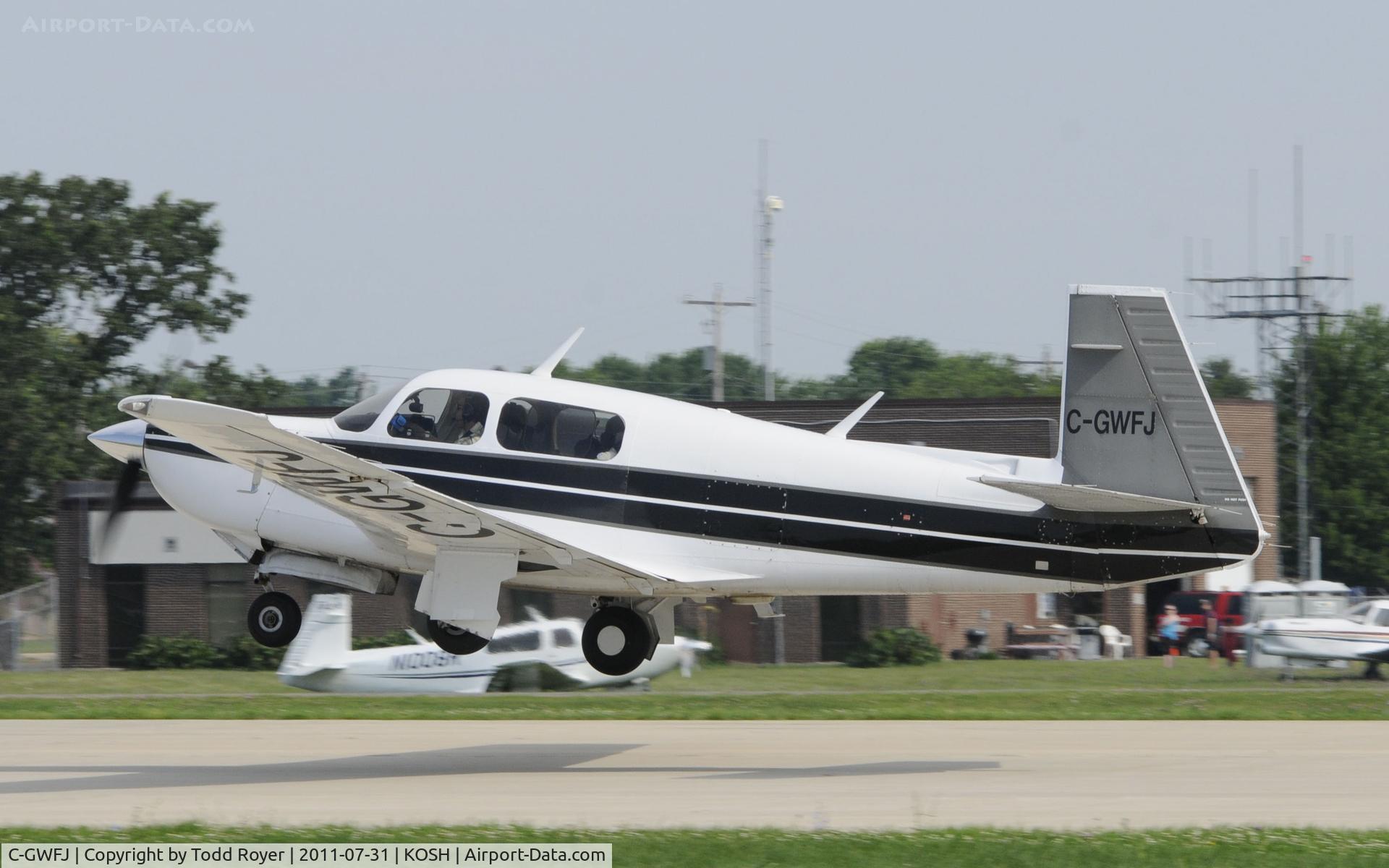 C-GWFJ, 1986 Mooney M20K C/N 25 1073, AIRVENTURE 2011