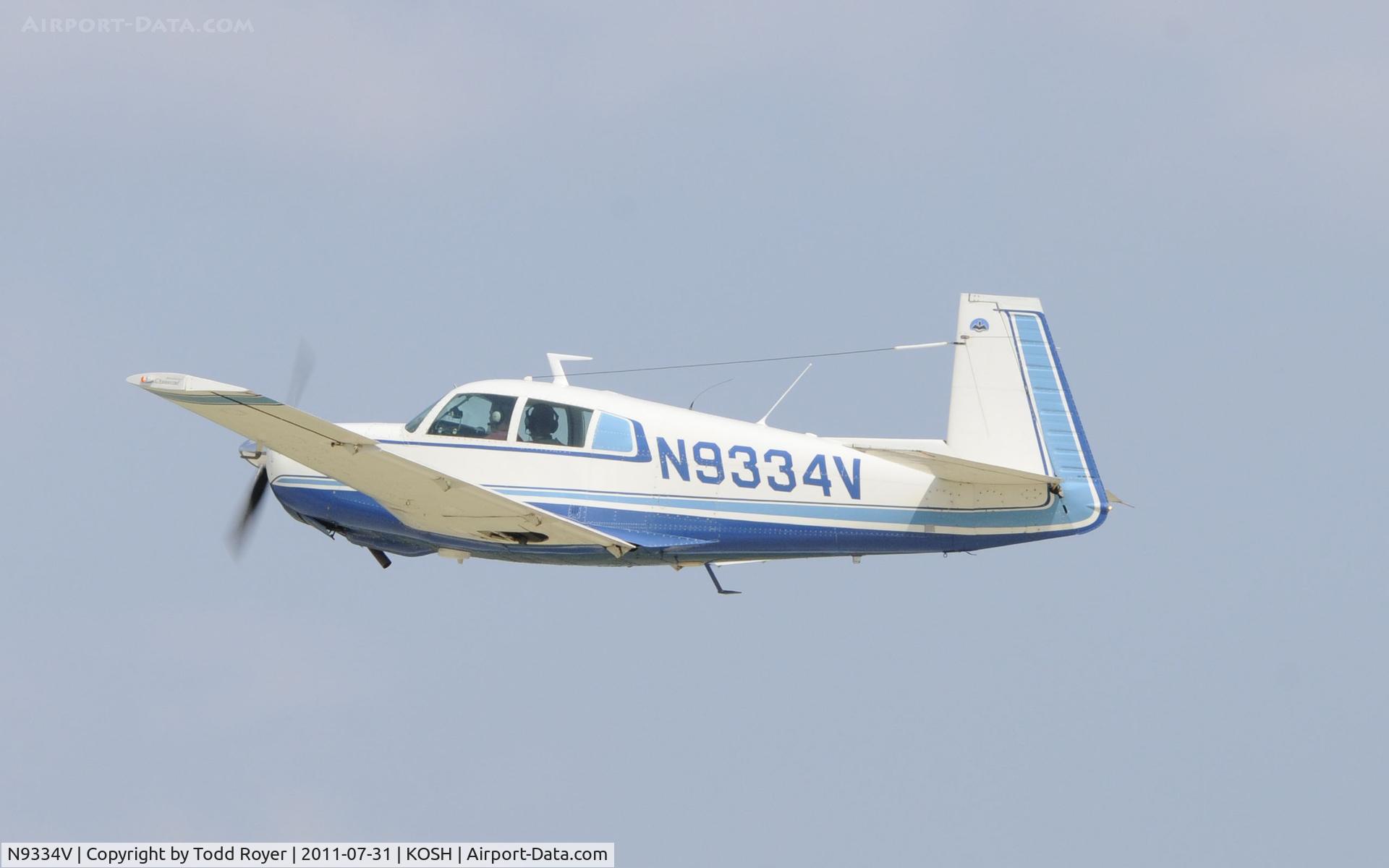 N9334V, 1969 Mooney M20E C/N 700003, AIRVENTURE 2011