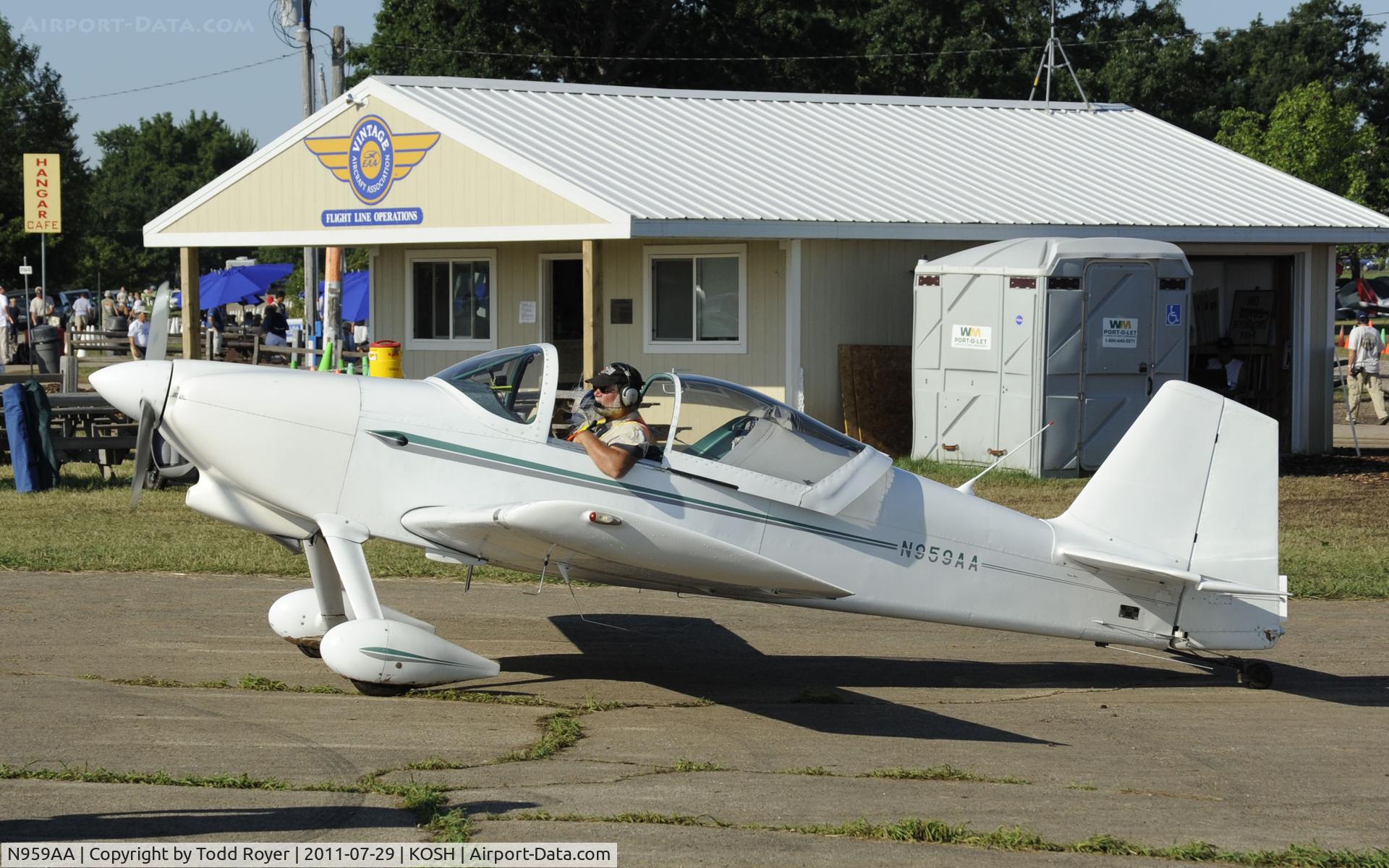 N959AA, 2001 Vans RV-6 C/N 23841, AIRVENTURE 2011
