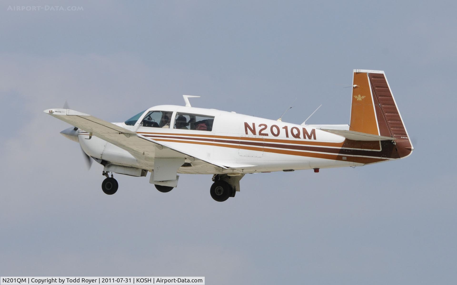 N201QM, 1977 Mooney M20J 201 C/N 24-0339, AIRVENTURE 2011