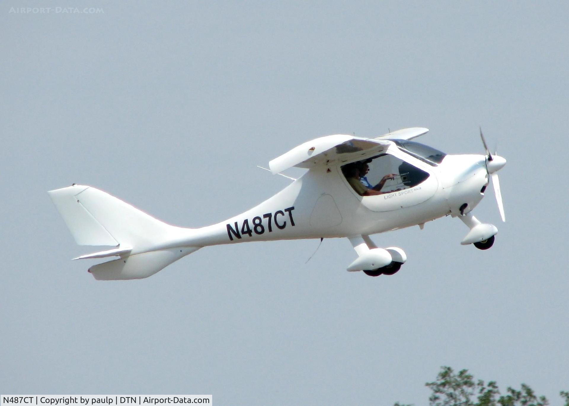 N487CT, 2007 Flight Design CTSW C/N 07-09-27, At Downtown Shreveport.