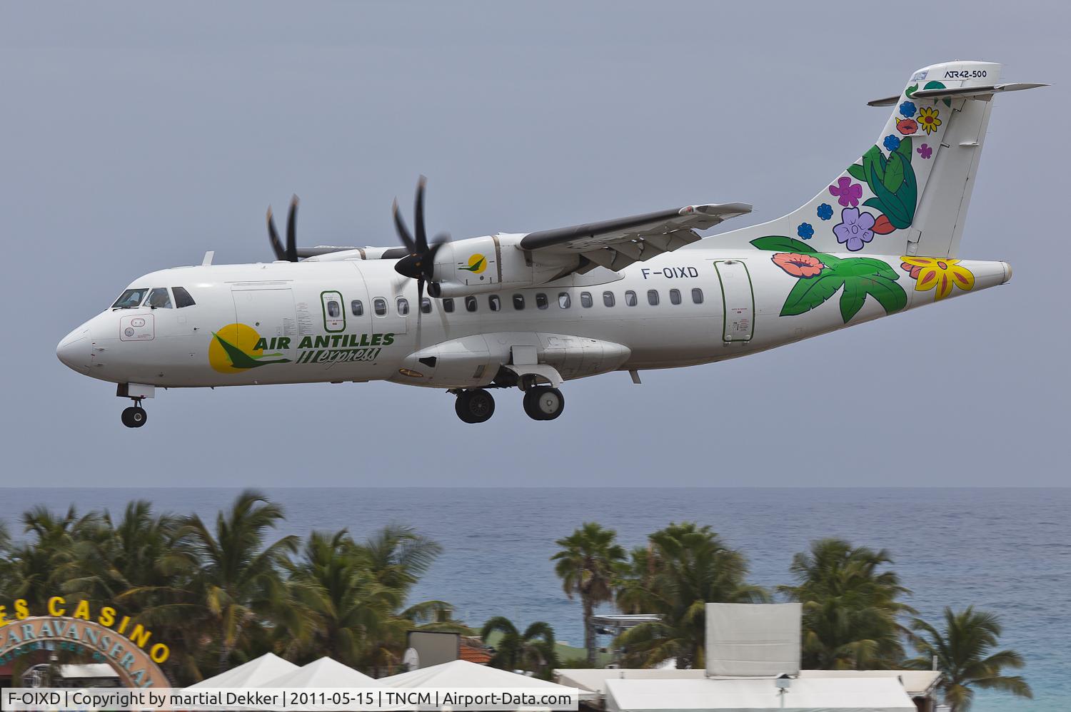 F-OIXD, 2008 ATR 42-500 C/N 695, landing