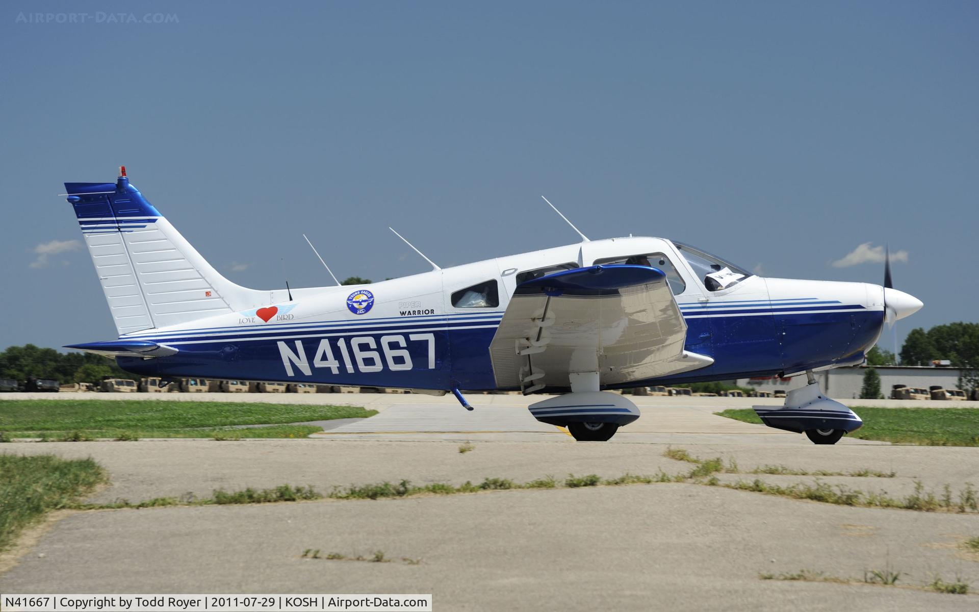 N41667, 1974 Piper PA-28-151 C/N 28-7415116, AIRVENTURE 2011
