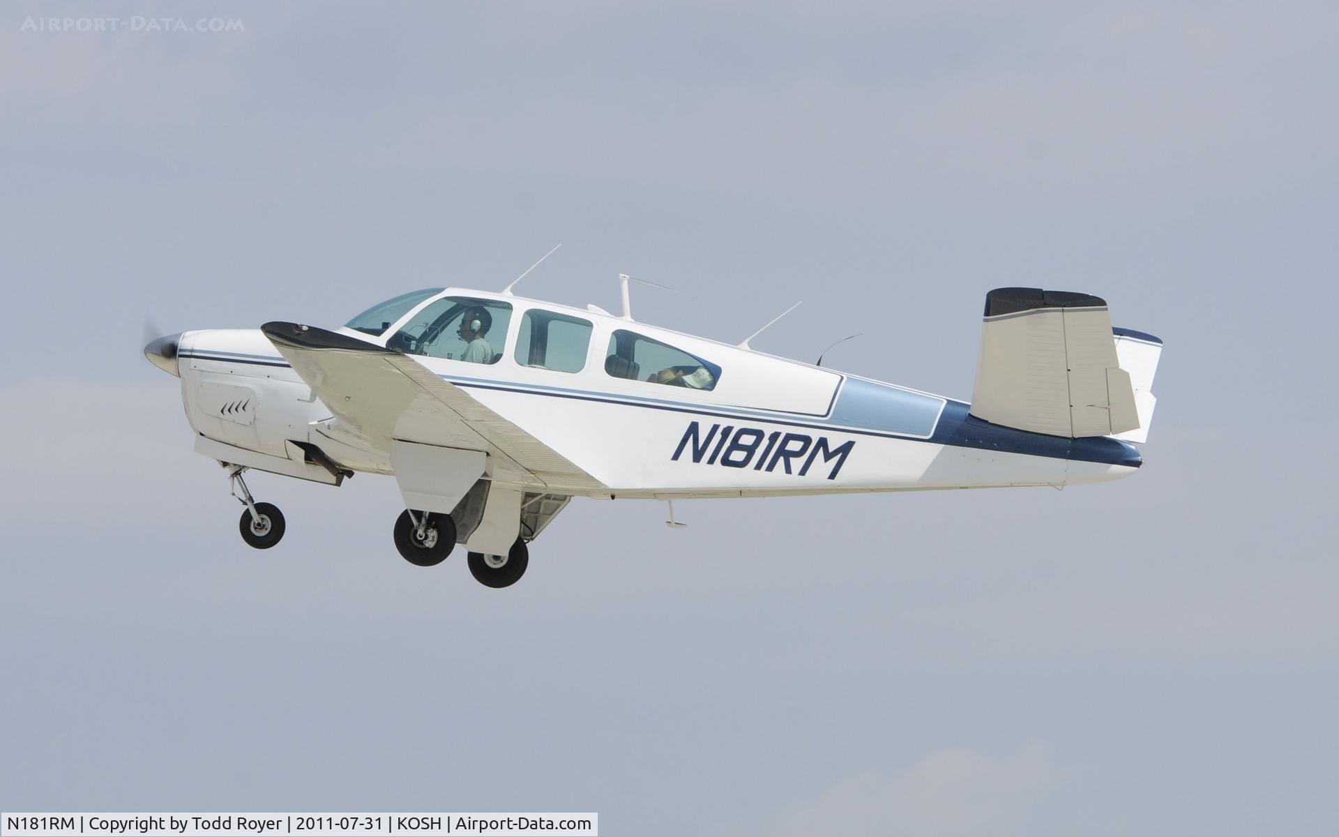 N181RM, 1961 Beech N35 Bonanza C/N D-6666, AIRVENTURE 2011