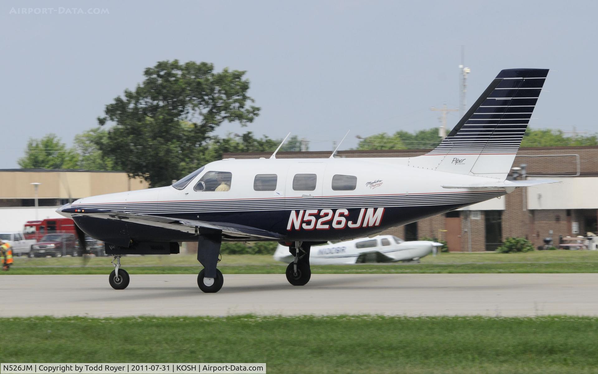 N526JM, 1994 Piper PA-46-350P Malibu Mirage C/N 4622166, AIRVENTURE 2011