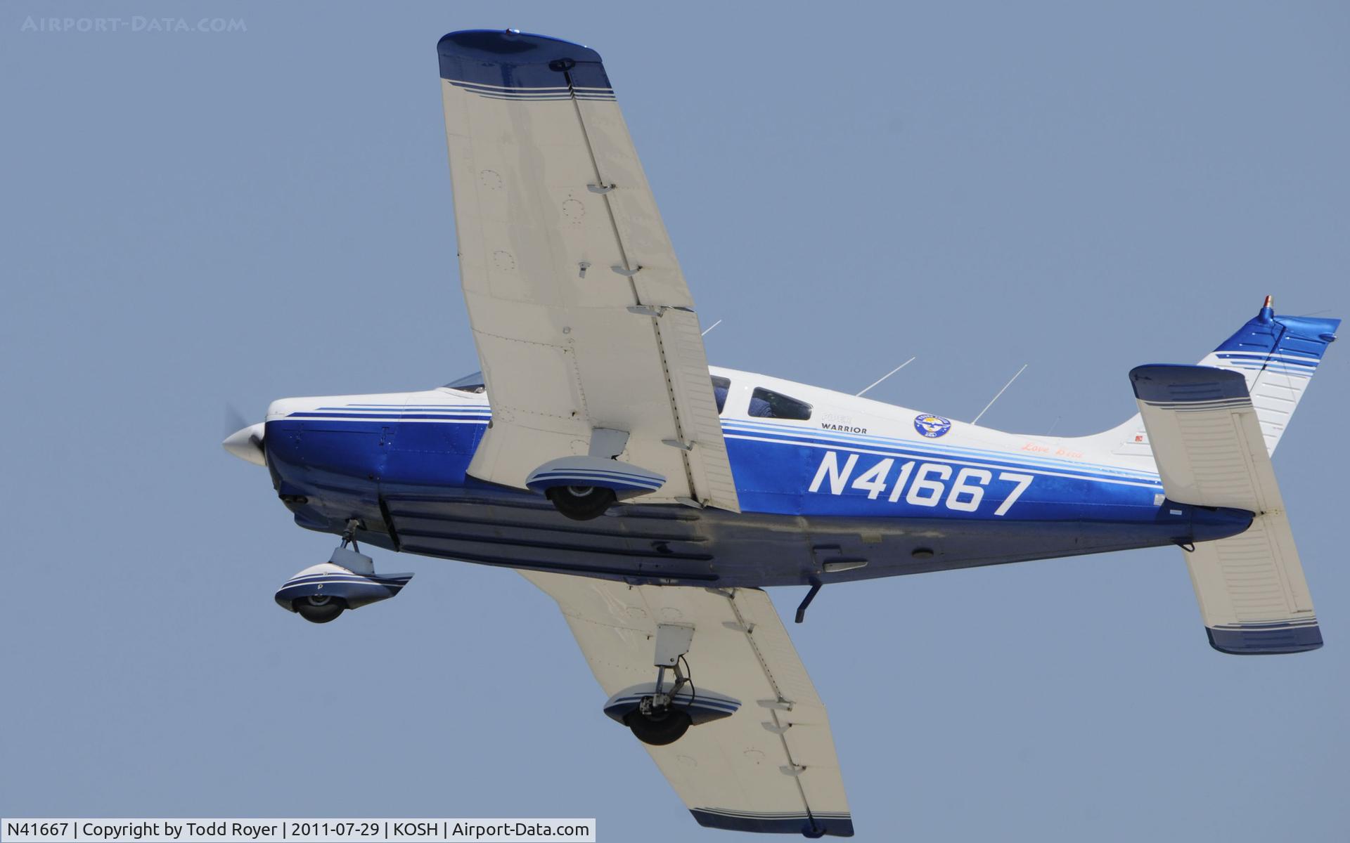 N41667, 1974 Piper PA-28-151 C/N 28-7415116, AIRVENTURE 2011