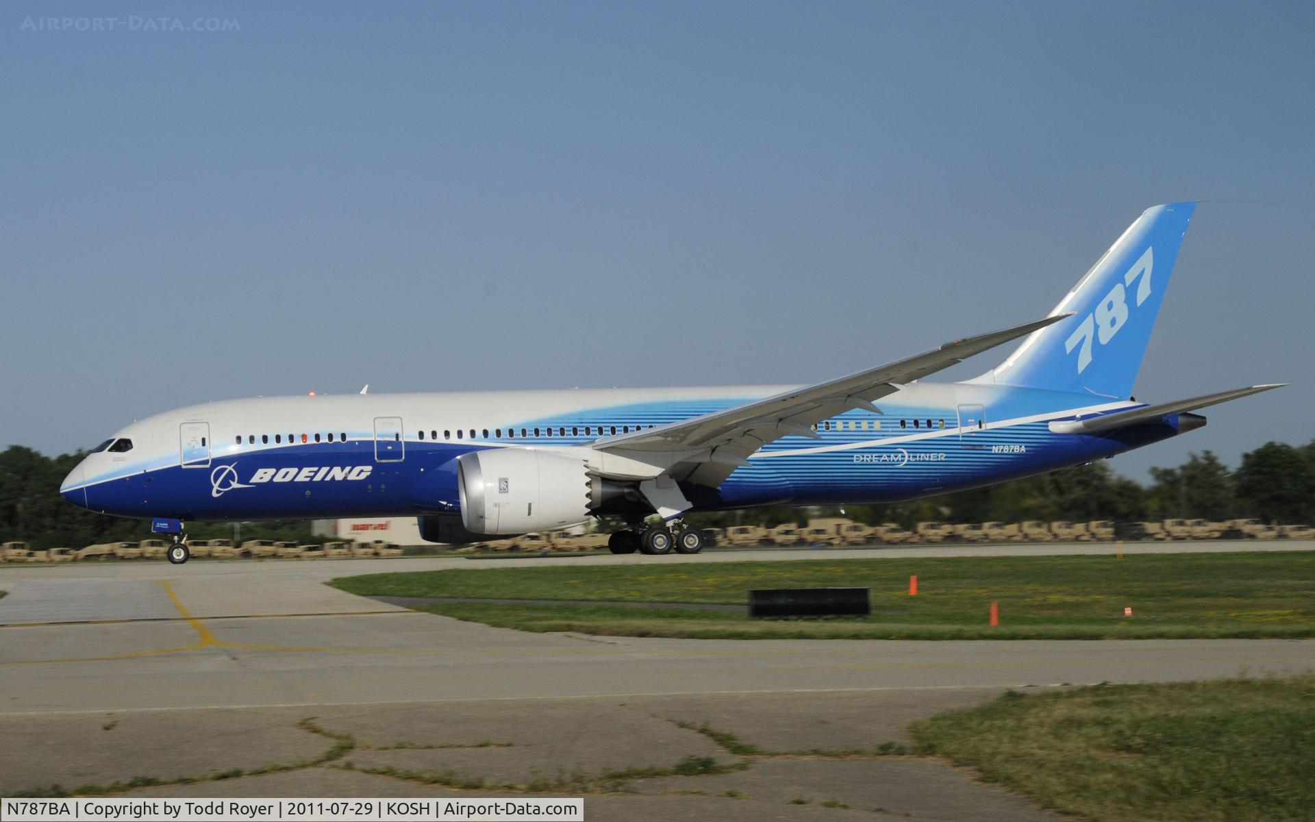 N787BA, 2009 Boeing 787-8 Dreamliner C/N 40690, AIRVENTURE 2011