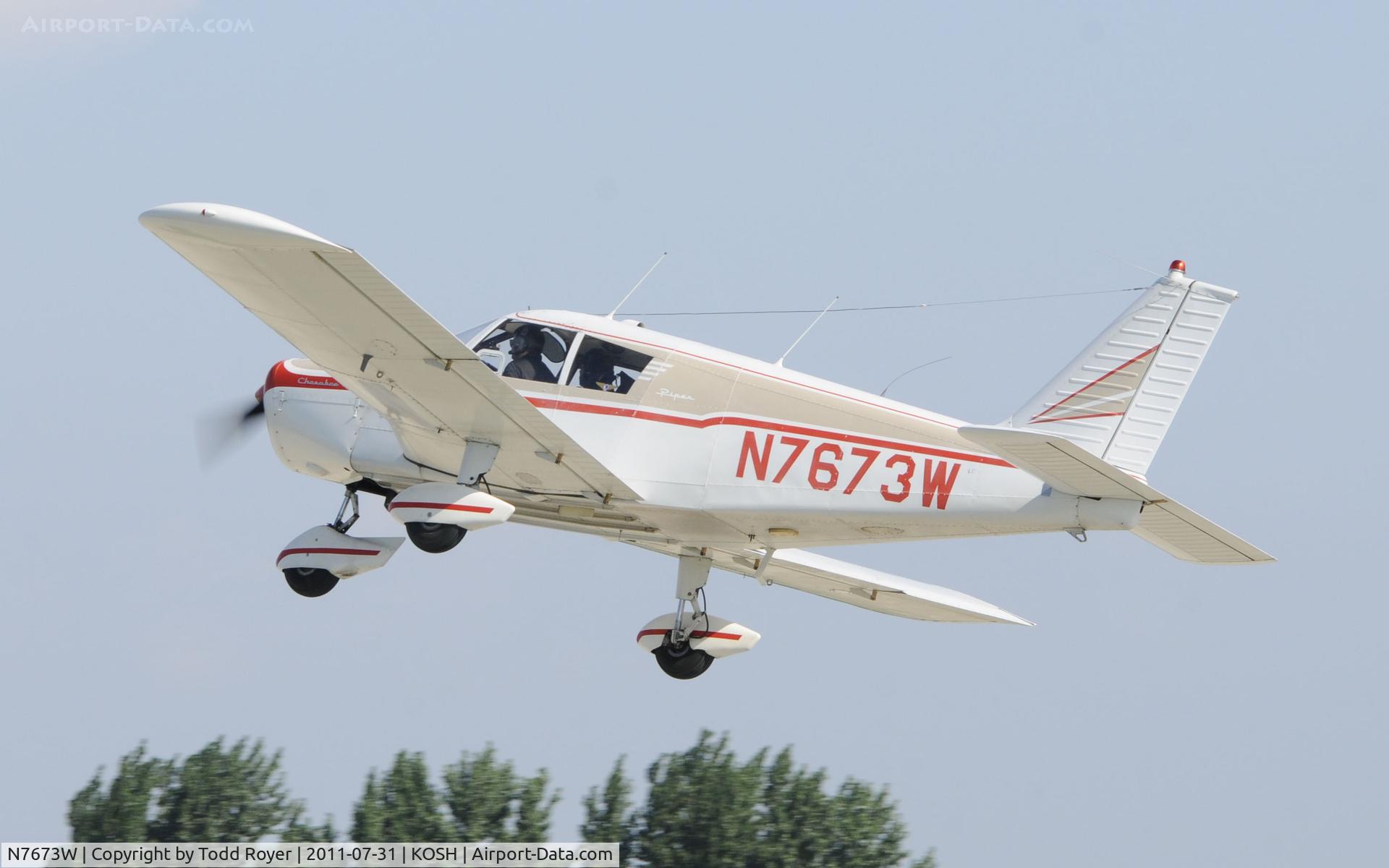 N7673W, 1964 Piper PA-28-180 Cherokee C/N 28-1656, AIRVENTURE 2011
