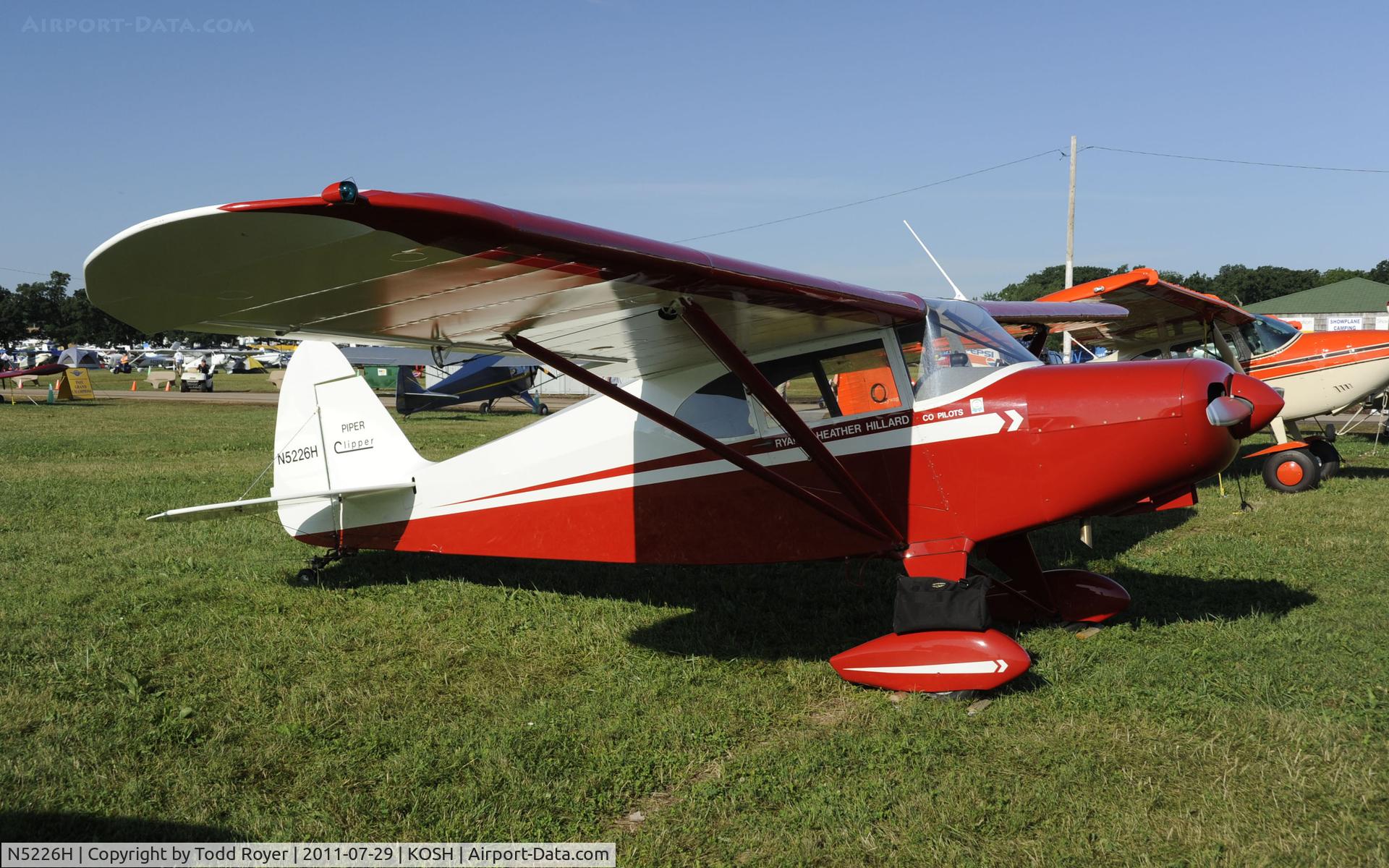 N5226H, 1949 Piper PA-16 Clipper C/N 16-28, AIRVENTURE 2011