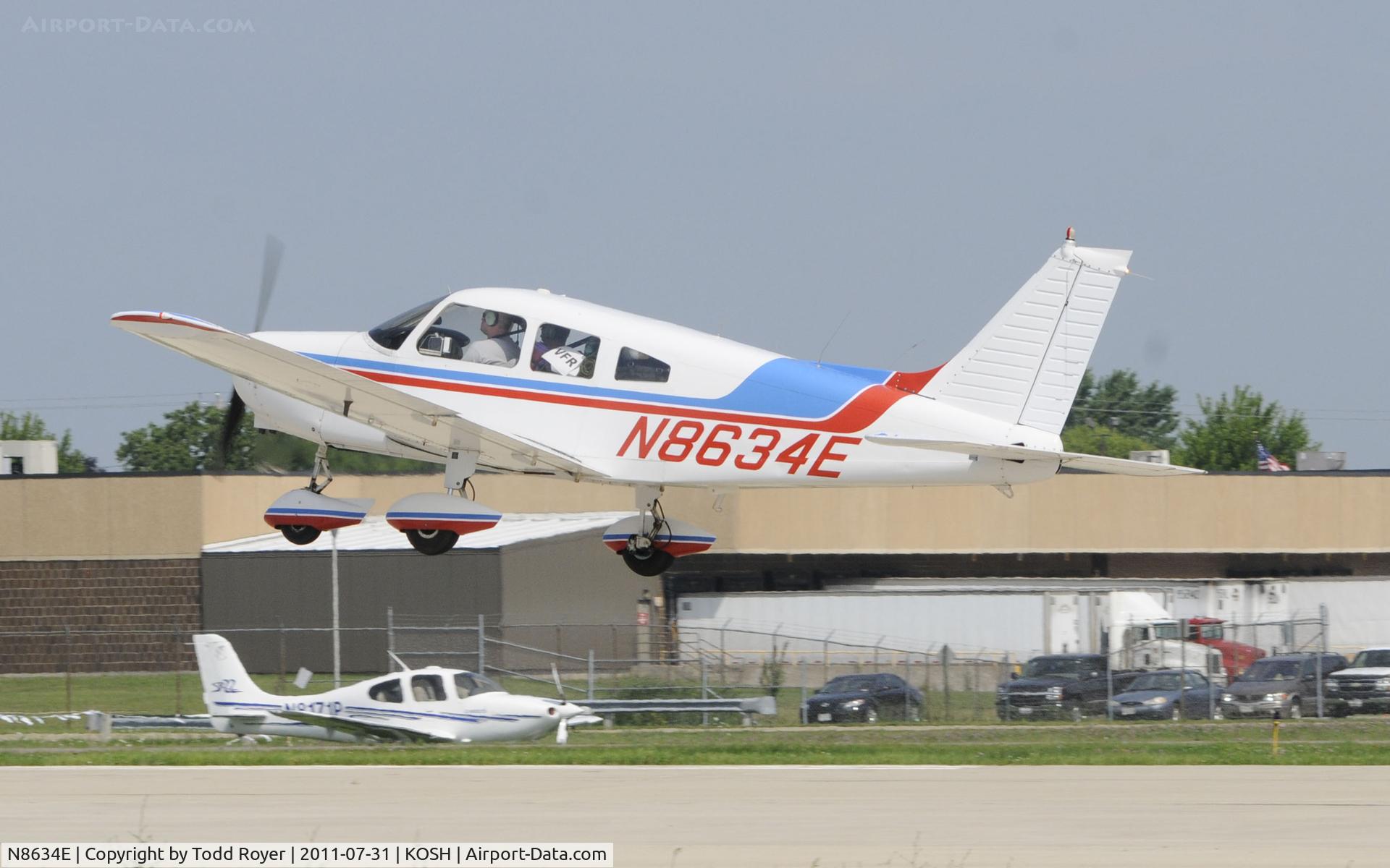 N8634E, 1976 Piper PA-28-151 Cherokee Warrior C/N 28-7615144, AIRVENTURE 2011