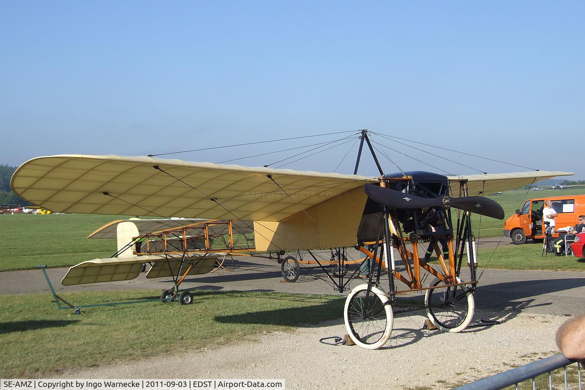 SE-AMZ, 1919 Bleriot XI C/N EAA-1184-SE, Thulin A / Bleriot XI at the 2011 Hahnweide Fly-in, Kirchheim unter Teck airfield