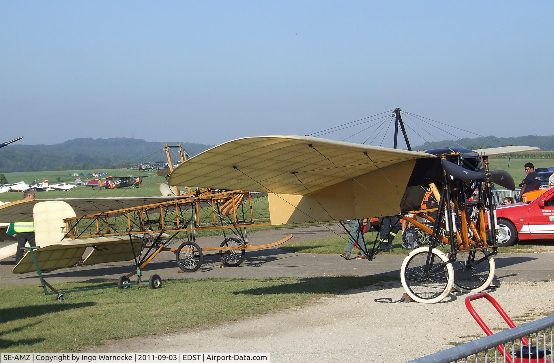 SE-AMZ, 1919 Bleriot XI C/N EAA-1184-SE, Thulin A / Bleriot XI at the 2011 Hahnweide Fly-in, Kirchheim unter Teck airfield