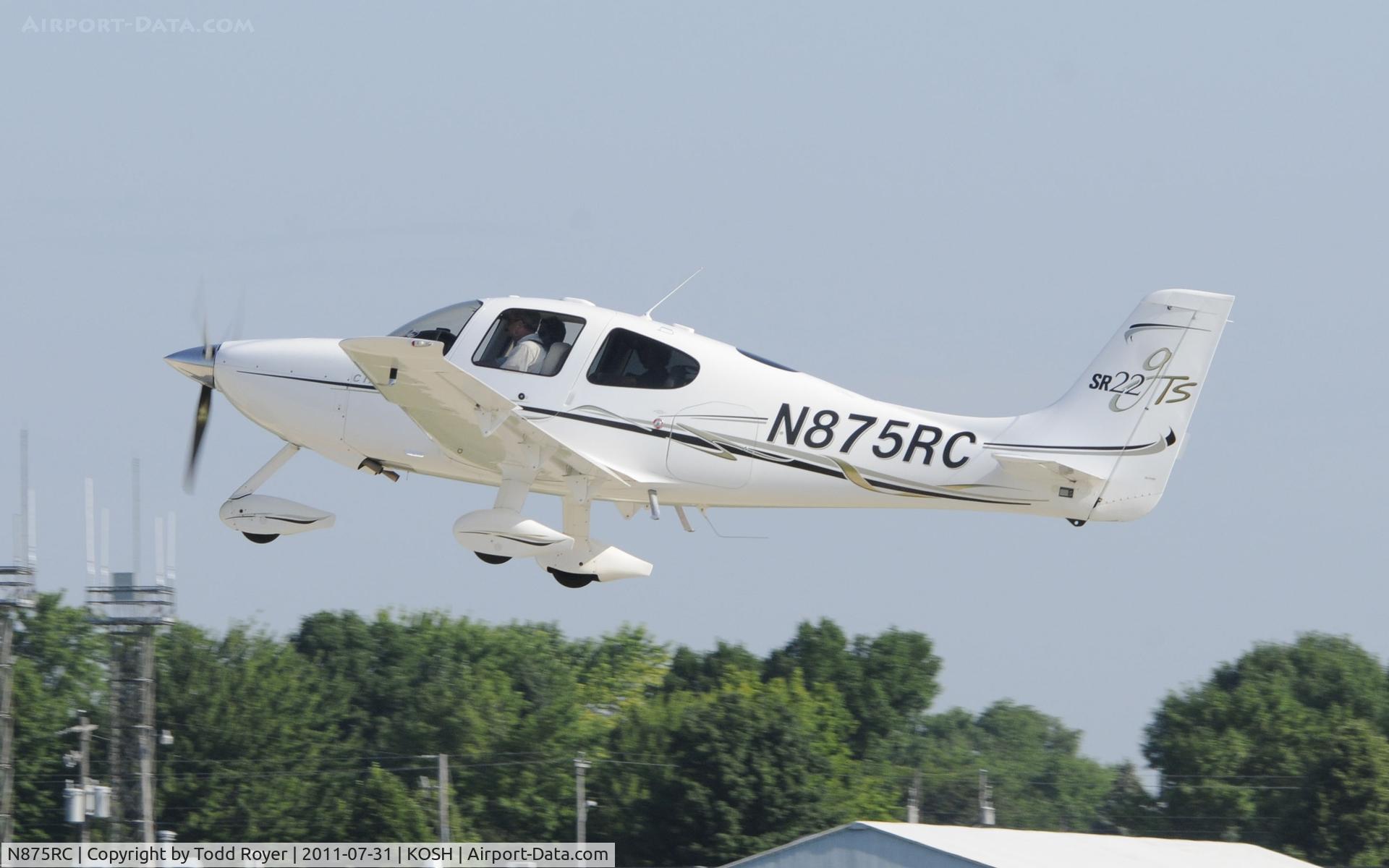 N875RC, 2005 Cirrus SR22 GTS C/N 1692, AIRVENTURE 2011