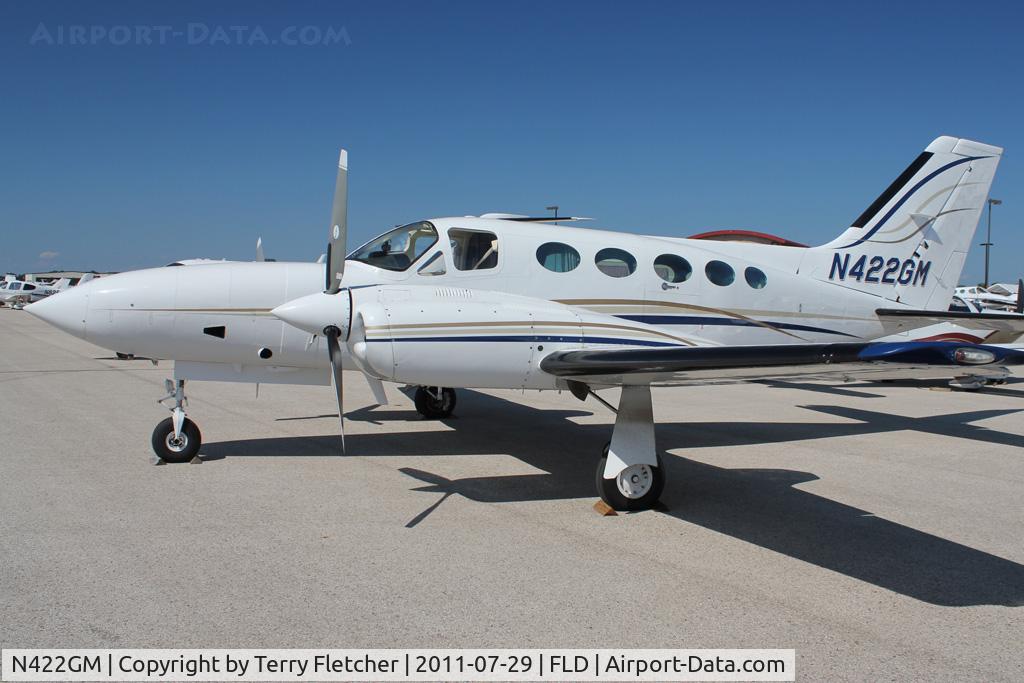 N422GM, 1976 Cessna 421C Golden Eagle C/N 421C0055, At Fond Du Lac
