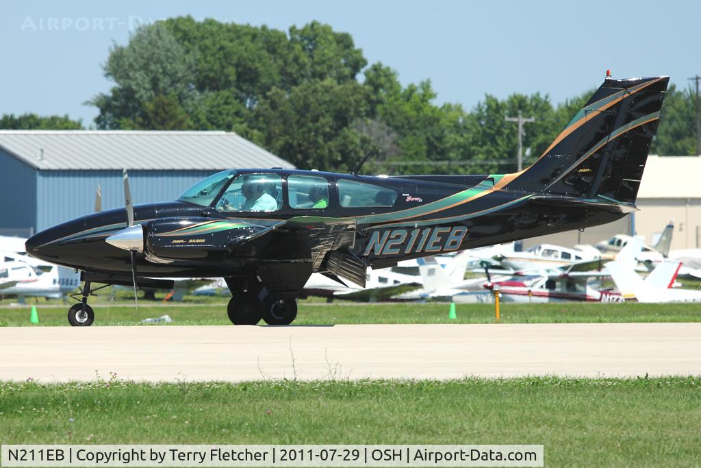 N211EB, 1968 Beech D55 Baron C/N TE-656, At 2011 Oshkosh