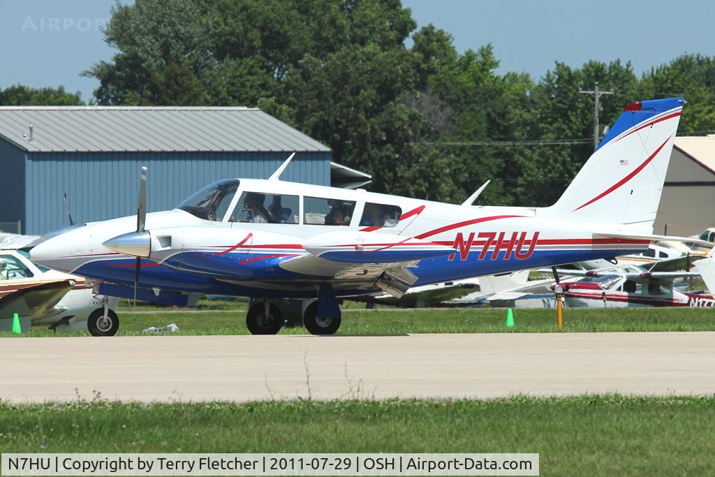 N7HU, 1968 Piper PA-30 Twin Comanche Twin Comanche C/N 30-1710, At 2011 Oshkosh